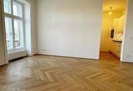 SALZTORGASSE, ERSTBEZUG, 58 m2 Altbauwohnung, Wohnküche, 1 Zimmer, Duschbad, Parketten, 1. Liftstock