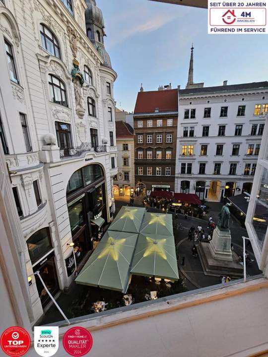 LUGECK! Exclusives Büro/ Praxis direkt am Lugeck auf ca. 188m2 im dritten Stock mit einzigartigen Ausblick!