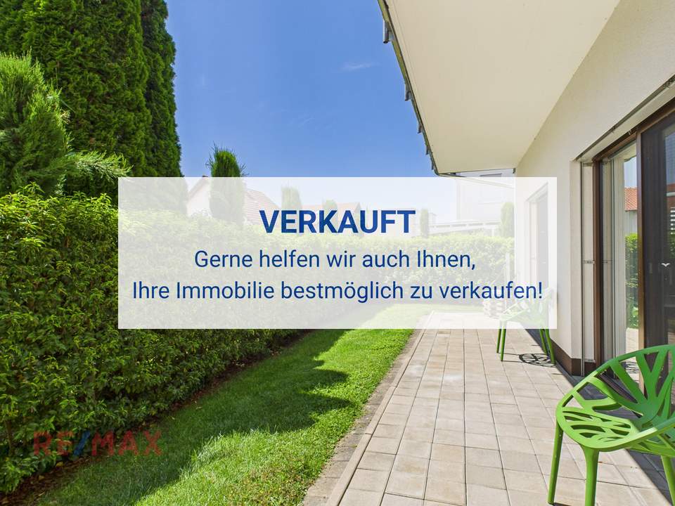 Ankommen und wohlfühlen! Gartenwohnung in angenehmer Gegend - erweiterbar auf 4 Zimmer!