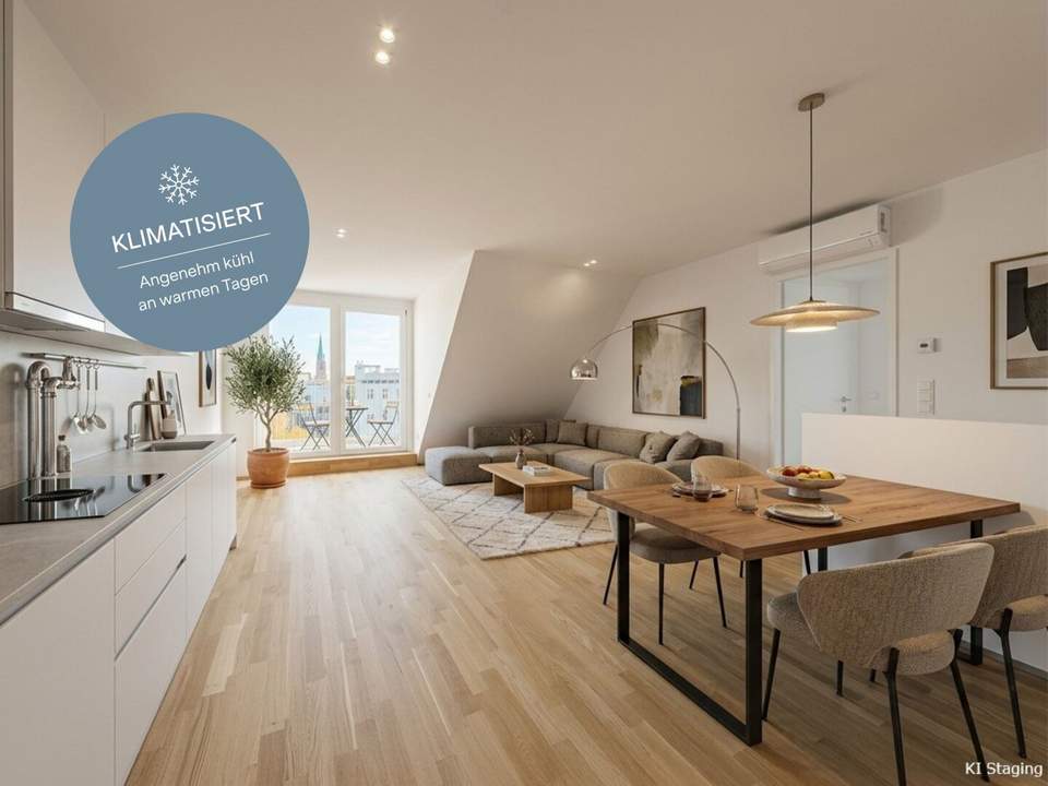 3 Ebenen 1 Besitzer >> Maisonetten Traumwohnung mit Weitblick >> Dachterrasse