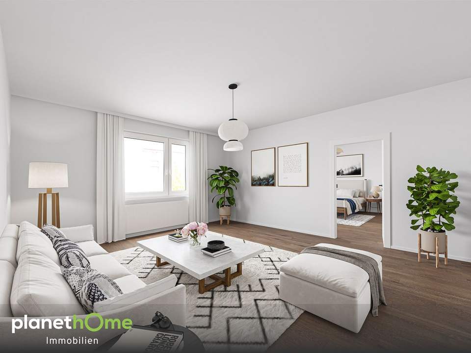 Nähe Enkplatz und U3: Großzügige 2-Zimmer-Wohnung mit Gestaltungspotential ca. 80 m²