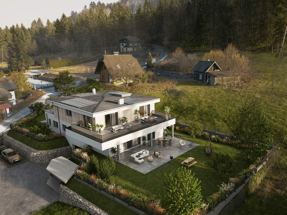 FINE LIVING – Großzügige 3-Zimmer-Neubau-Gartenwohnung in unmittelbarer Wörtherseenähe