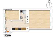 Hofseitige 2-Zimmer-Wohnung nahe Hauptbahnhof und Fußgängerzone Favoritenstraße
