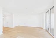 Wohnturm Grünblick: Eckwohnung mit verglastem Balkon auf der Südwestseite im 12. Stock