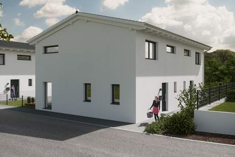 Wohlfühloase, traumhafte Doppelhaushälften in Frauendorf an der Au, Haus-kauf, 399.000,€, 3465 Tulln