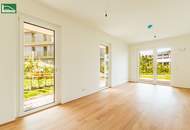 Ihr Garten zum Entspannen - beliebte 3.Zimmer-EG-Wohnung im Erstbezugs-Neubau mit Geothermie im "Hirschfeld"