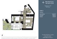 Hofseitiger Erstbezug mit großer Terrasse nächst Donaukanal und Servitenviertel!