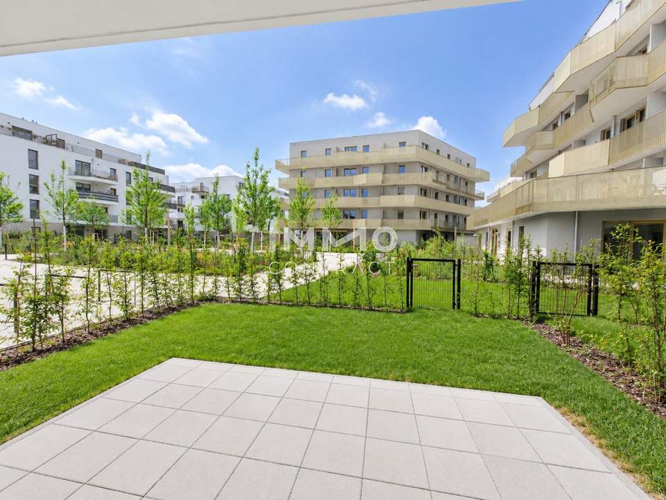 2-Zimmer-Gartenwohnung mit Terrasse, Grünblick & nachhaltiger Technik