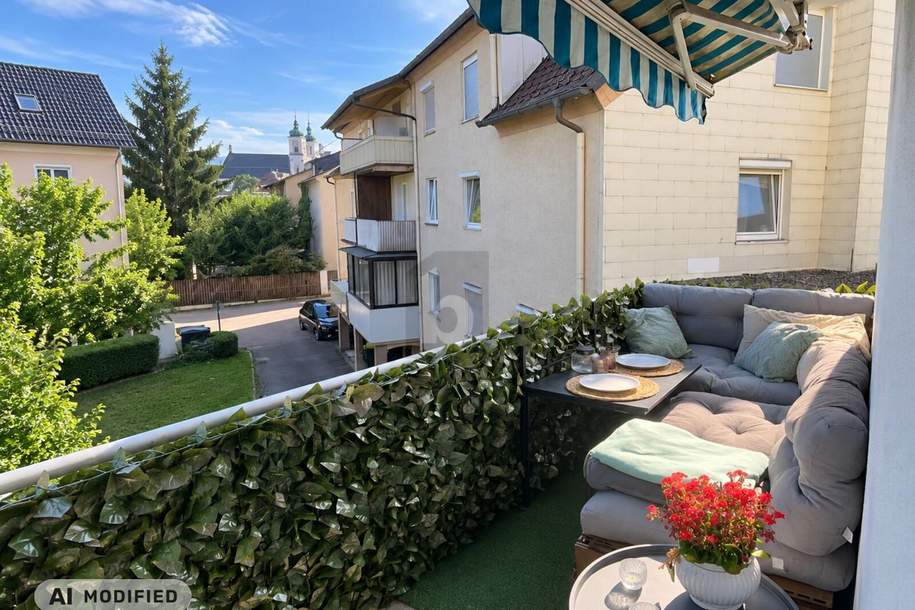 GEMÜTLICHES EIGENHEIM MIT HOLZOFEN UND BALKON, Wohnung-kauf, 169.000,€, 4451 Steyr-Land