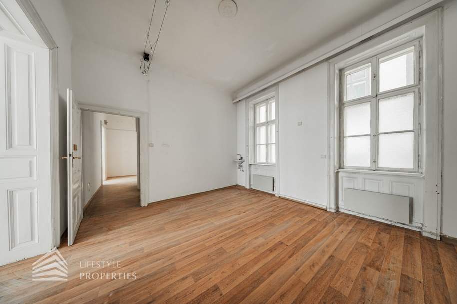 Renovierungsbedürftige 4,5-Zimmer Wohnung in zentraler Lage, Wohnung-kauf, 849.000,€, 1050 Wien 5., Margareten