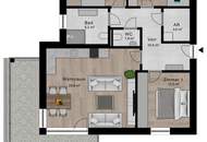 Modernes Wohnen in Graz: Neubau mit großem Balkon