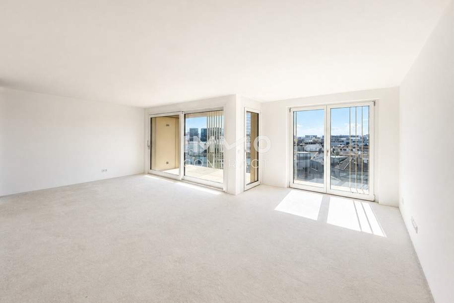 Penthouse ganz oben: Provisionsfrei auf 2 Ebenen mit hochwertiger Ausstattung - Hauptbahnhof, Wohnung-kauf, 340.000,€, 1100 Wien 10., Favoriten