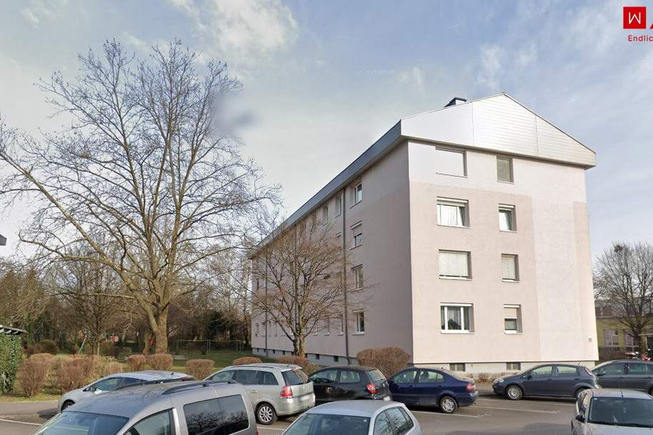 Ab 01.10.2026 verfügbar – 2-Zimmer-Wohnung mit Parkplatz | 10 Jahre befristet, Wohnung-miete, 467,71,€, 4030 Linz(Stadt)