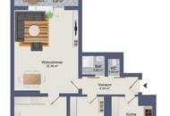Ruhige zentral gelegene 3 Zimmer Wohnung
