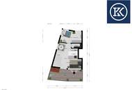 Traumhafte 3-Zimmer-Maisonette mit 3 Terrassen über 2 Etagen (13./14. Stock) beim Gasometer