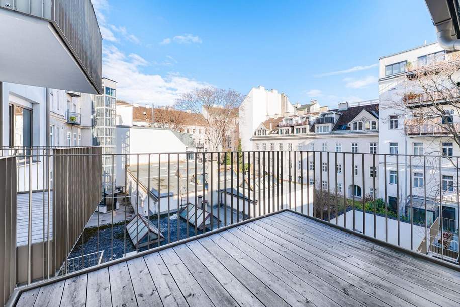 Wenige Schritte zur Mariahilfer Straße! Erstbezug! 2-Zimmer-Wohnung mit Balkon zu vermieten!, Wohnung-miete, 1.890,00,€, 1060 Wien 6., Mariahilf