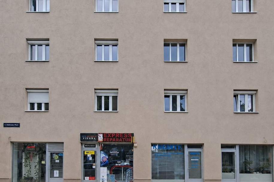 "Frequenzlage mit Perspektive – Gewerbeobjekt am Südtiroler Platz", Gewerbeobjekt-kauf, 220.000,€, 1040 Wien 4., Wieden