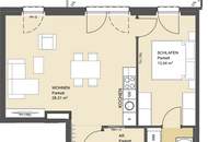 Lichtdurchflutete 2-Zimmer-Wohnung | Neubau mit Balkon und Kellerabteil | ab Mitte Oktober 2025