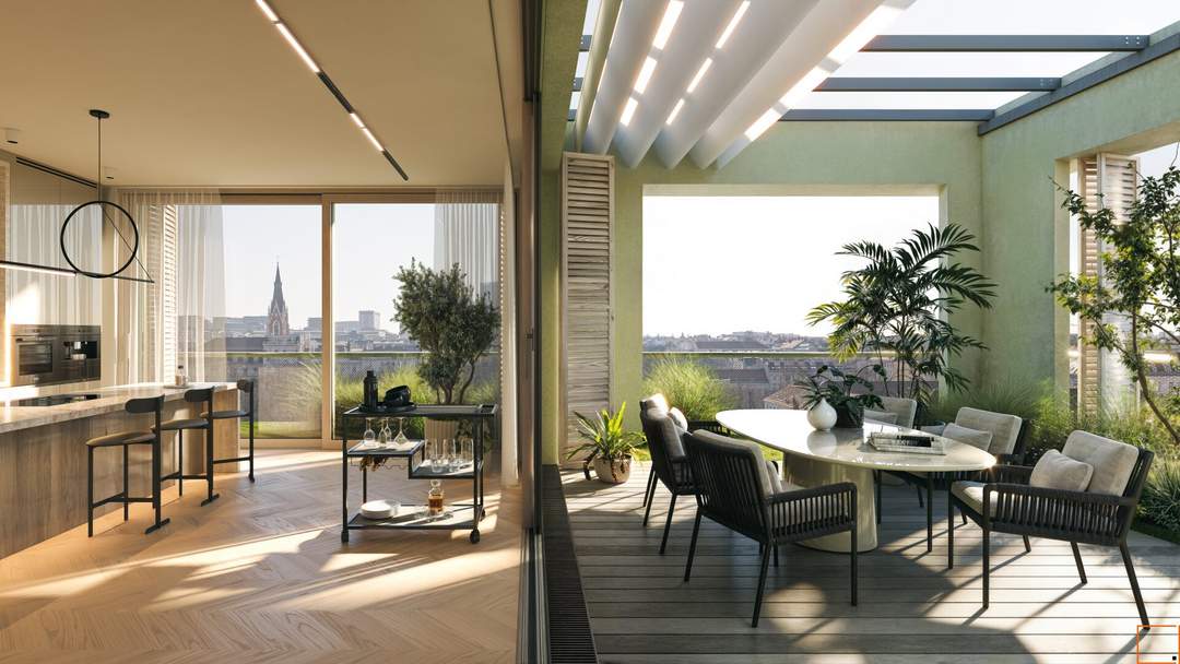 FUNKHAUS - 4-Zimmer Wohnung im nachhaltigen Holz-Hybrid Bauteil