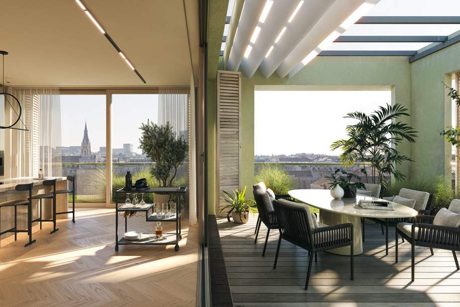 FUNKHAUS - 4-Zimmer Wohnung im nachhaltigen Holz-Hybrid Bauteil, Wohnung-kauf, 2.800.000,€, 1040 Wien 4., Wieden