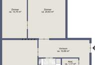 Ruhige 3-Zimmer-Wohnung mit großer Süd-Loggia und Weitblick