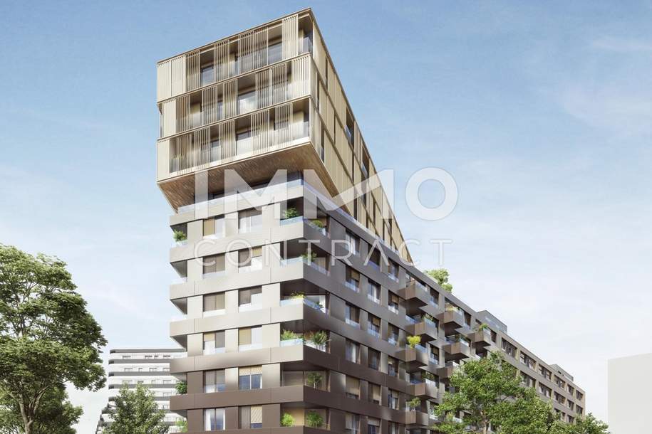 Hauptbahnhof: Elevate your Lifestyle - Provisionsfreier Erstbezug für Familien und Paare, Wohnung-kauf, 640.000,€, 1100 Wien 10., Favoriten