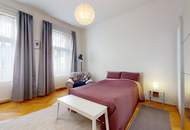Helle 3-Zimmer-Altbau-Wohnung mit Balkon und sehr guter Anbindung