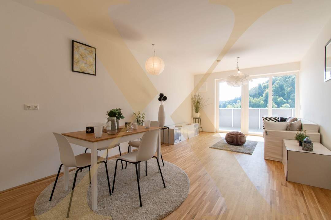 PROVISIONSFREI - Moderne Neubau 3-Zimmer-Wohnung mit Loggia und TG-Platz in Reichenau i. M. zu verkaufen!