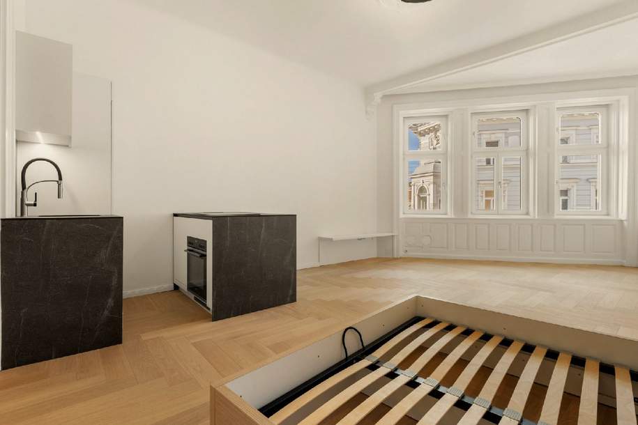 Luxus nach Maß – exklusive Altbauwohnung mit Stuck und edlem Eichenparkett, Wohnung-kauf, 545.900,€, 1050 Wien 5., Margareten
