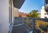 BALKON über 4 Fenster mit über 14 qm! Generalsanierter Altbau beim Belvedere mit 2 Bädern!
