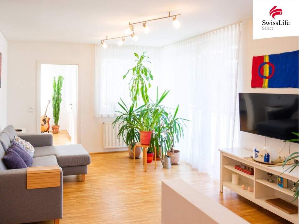 Freundliche und helle Familienwohnung nahe Graz | gut aufgeteilt mit Süd-Westbalkon und eigenem Carport