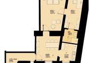 Nahe Stephansplatz - ERSTBEZUG ab 15.1.2026 - erstklassig saniertes Büro mit untergeordneter Wohnungsnutzung - Altbau - Mezzanin