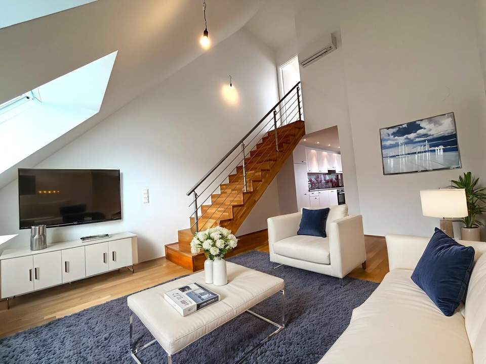 Klimatisierte, schöne DG-Maisonette mit Galerie nahe Arthaberpark!