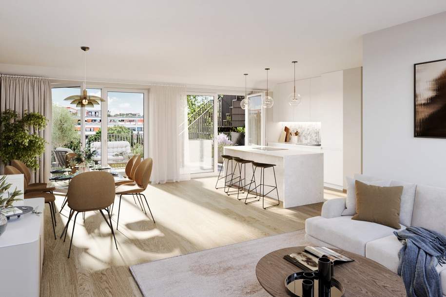 Grand Garden: Modernes Wohnen nahe Wilhelminenberg, Wohnung-kauf, 212.800,€, 1160 Wien 16., Ottakring