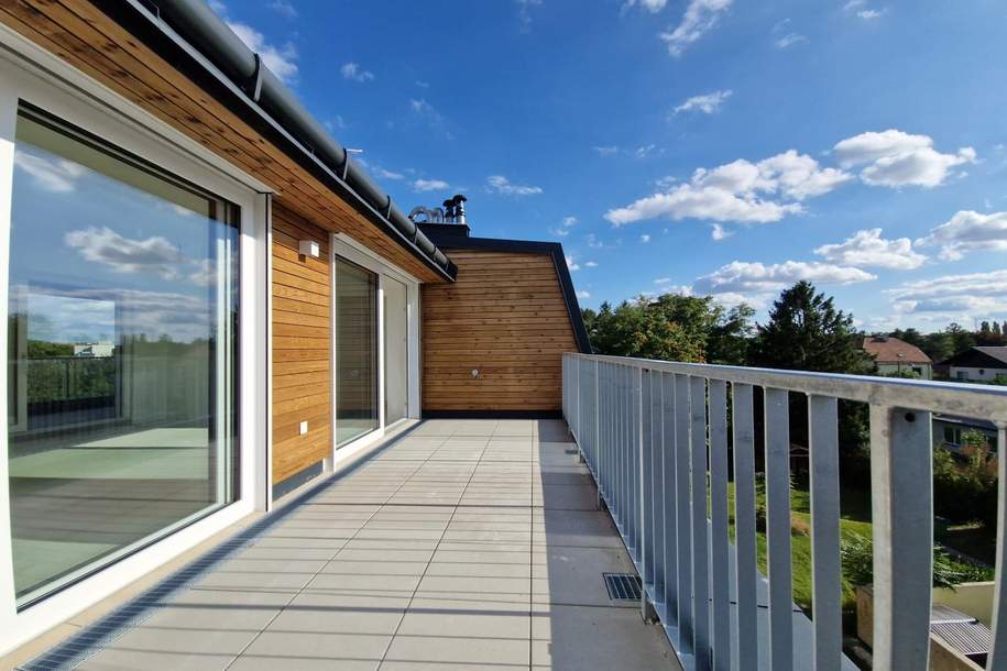 4-Zimmer-Dachgeschosswohnung mit 3 Terrassen nahe Donau | Fertiggestellt, Wohnung-kauf, 829.000,€, 1210 Wien 21., Floridsdorf