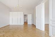 In Bestlage nahe Karmelitermarkt: Zentral begehbare Maisonette-Altbauwohnung in sehr gepflegtem Zustand und freiem Blick