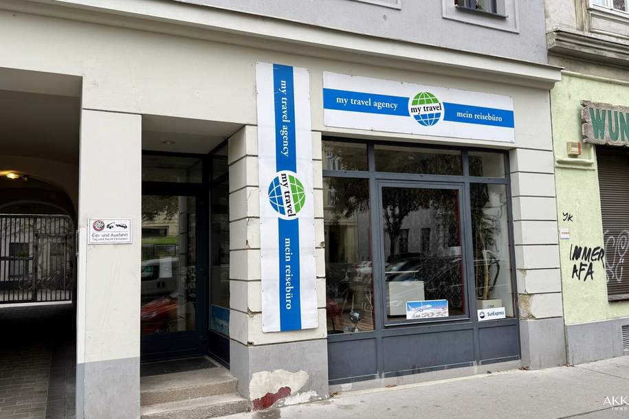 Befristet Vermietet I Geschäftslokal Heinestraße - A\\, Gewerbeobjekt-kauf, 169.000,€, 1020 Wien 2., Leopoldstadt