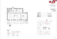 Neubau - Erstbezug, XL-Balkon (18 m²) mit Zugang vom Wohn- u. Schlafzimmer, hochwertige Ausstattung inkl. Deckentemperierung, Fußbodenheizung