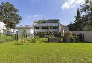Gut aufgeteilte Praxisräumlichkeiten mit westseitigem Balkon, Eigengarten und PKW-Stellplatz