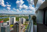 DANUBEFLATS: 41. Etage - Stephansdom, Prater &amp; Donaublick