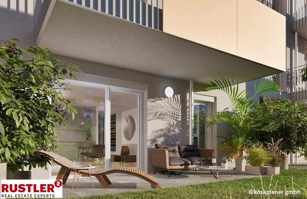 Kompakte 2 Zimmerwohnung mit Garten