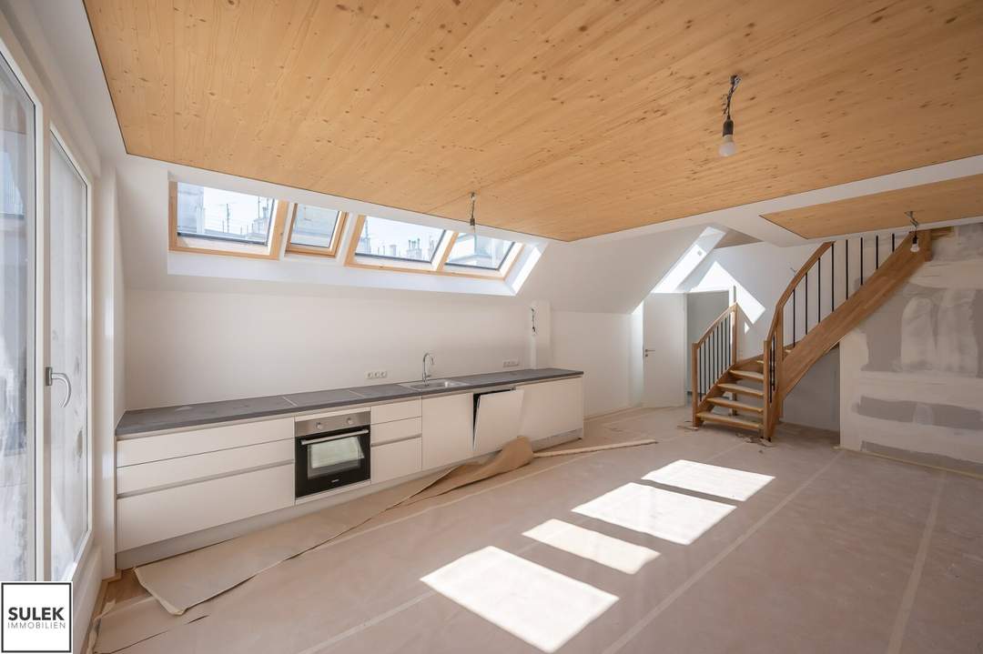 Dachgeschoßwohnung im Herzen des 2. Bezirks – 63 m² Wohnkomfort