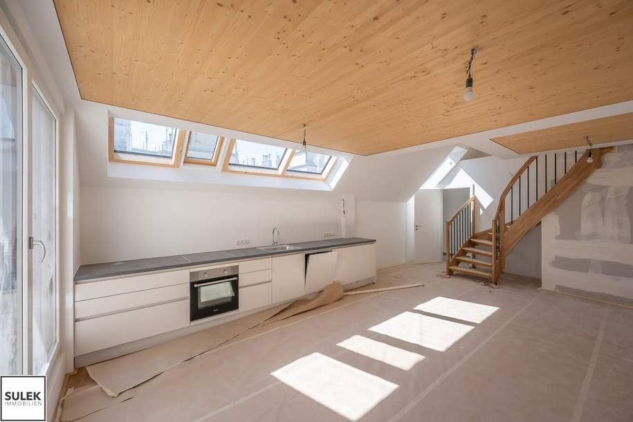 Dachgeschoßwohnung im Herzen des 2. Bezirks – 63 m² Wohnkomfort, Wohnung-miete, 1.703,48,€, 1020 Wien 2., Leopoldstadt