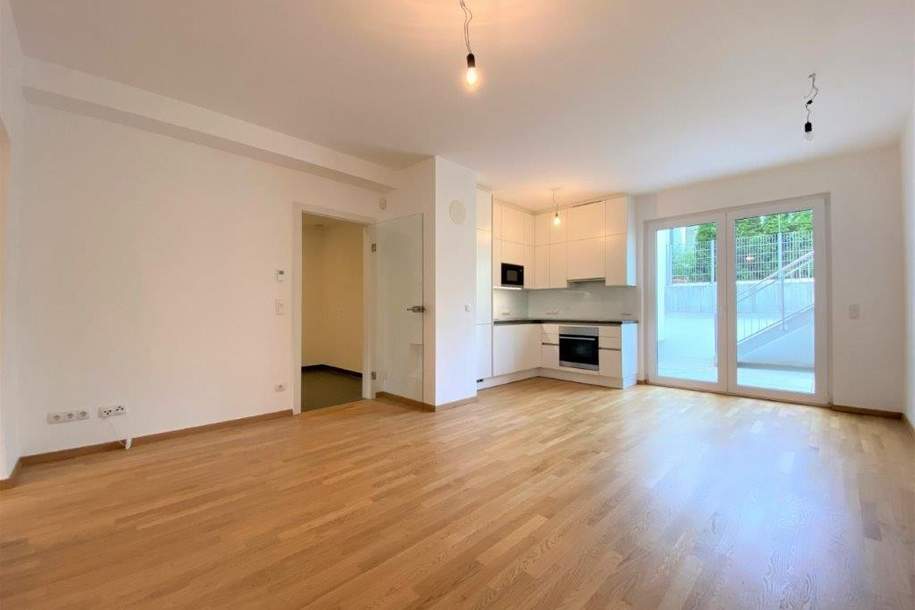 Traumhafte Gartenwohnung - hochwertige Ausstattung - vis á vis Schlosspark, Wohnung-miete, 1.450,00,€, 2344 Mödling