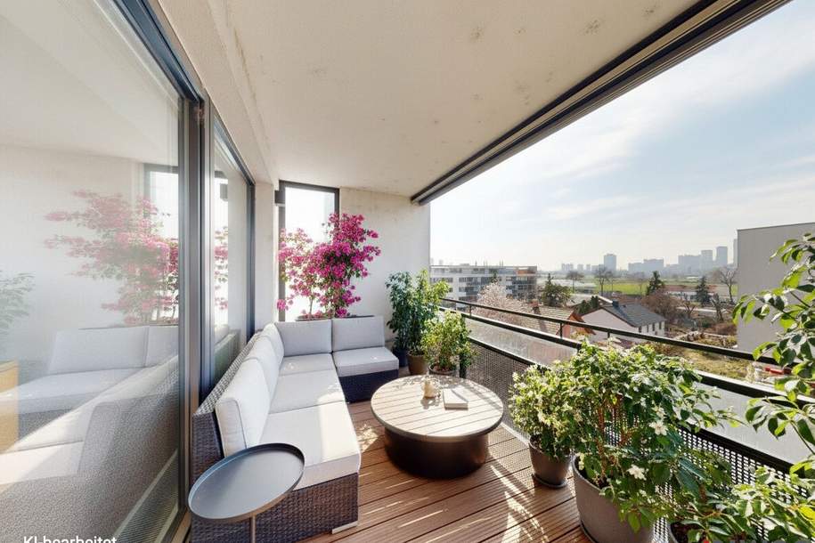 Lichtdurchflutete 3-Zimmer-Wohnung nahe der Alten Donau | Großzügige Loggia | 360° Rundgang, Wohnung-kauf, 599.000,€, 1210 Wien 22., Donaustadt