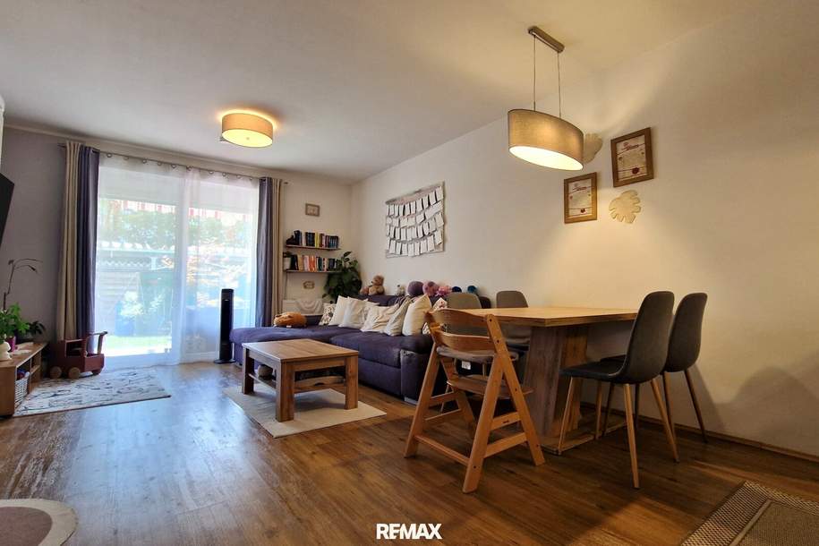 Sonnige 3-Zimmer-Wohnung mit Terrasse, Eigengarten und zwei Autoabstellplätzen nahe Gleisdorf, Wohnung-kauf, 225.000,€, 8200 Weiz
