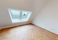 Hell, modern und offen – Wohnen im Dachgeschoss