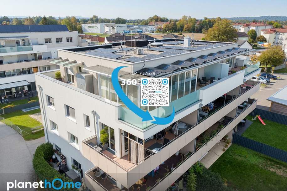 Beeindruckendes luxuriöses Penthouse in Marchtrenk, Wohnung-kauf, 525.000,€, 4641 Wels-Land