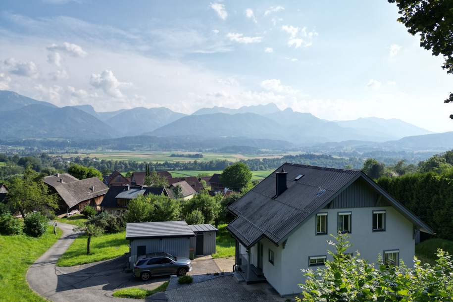 Weitläufiges Anwesen mit Panoramablick auf die Karawanken, Haus-kauf, 870.000,€, 9220 Villach Land