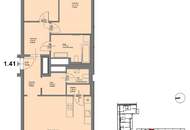 Geräumige 3-Zimmer-Wohnung im Dachgeschoss mit hochwertiger Ausstattung inklusive Klimaanlagen!